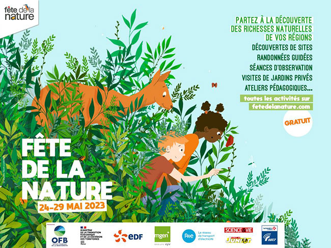 FÊTE DE LA NATURE, CONFÉRENCE, BALADES DÉCOUVERTES, ATELIER PETIT SCIENTIFIQUE