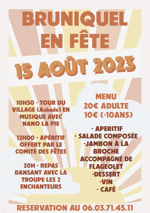 BRUNIQUEL EN FÊTE